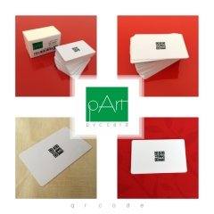 pArt QR Kod Baskılı Termal PVC Kart 50 Adet