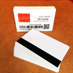 pArt PVC  Beyaz Manyetik Şeritli Termal Kart 25 Adet