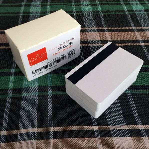 pArt PVC  Beyaz Manyetik Şeritli Termal Kart 50 Adet
