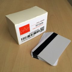 pArt PVC  Beyaz Manyetik Şeritli Termal Kart 50 Adet