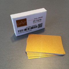pArt PVC Metalik Altın Yaldız Termal Kart 25 Adet