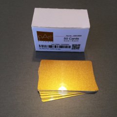 ﻿pArt PVC Metalik Altın Yaldız Termal Kart 50 Adet
