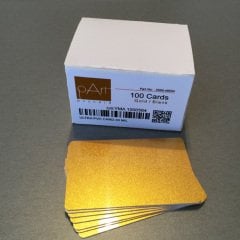 pArt PVC Metalik Altın Yaldız Termal Kart 100 Adet