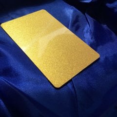 pArt PVC Metalik Altın Yaldız Termal Kart 100 Adet