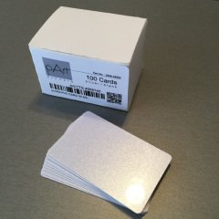 pArt PVC Metalik Gümüş Yaldız Termal Kart 100 Adet