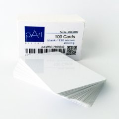 ﻿pArt PVC  Beyaz Kart 330 micron Parlak Yüzey 100 adet