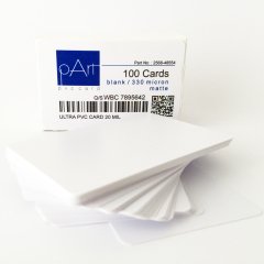 pArt PVC  Beyaz Kart 330 micron Mat Yüzey 100 adet