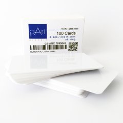 pArt PVC  Beyaz Kart 330 micron Mat Yüzey 100 adet
