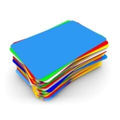 Part Pvc Renkli Termal Kart 100 adet