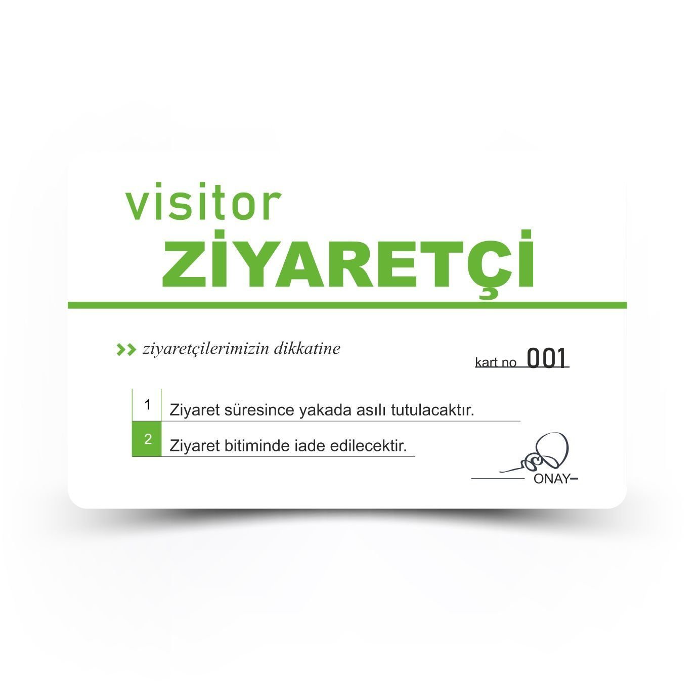 pArt Ziyarteçi Kartı 25 Adet