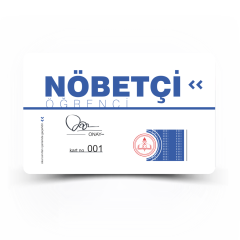 ﻿pArt Nöbetçi Kartı 25 Adet