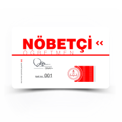 ﻿pArt Nöbetçi Kartı 25 Adet