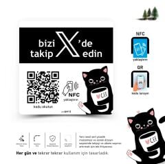 partQART X Takip Levhası, (NFC+QR)