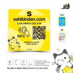 partQART Sahibinden Satıcı Levhası, (NFC+QR)