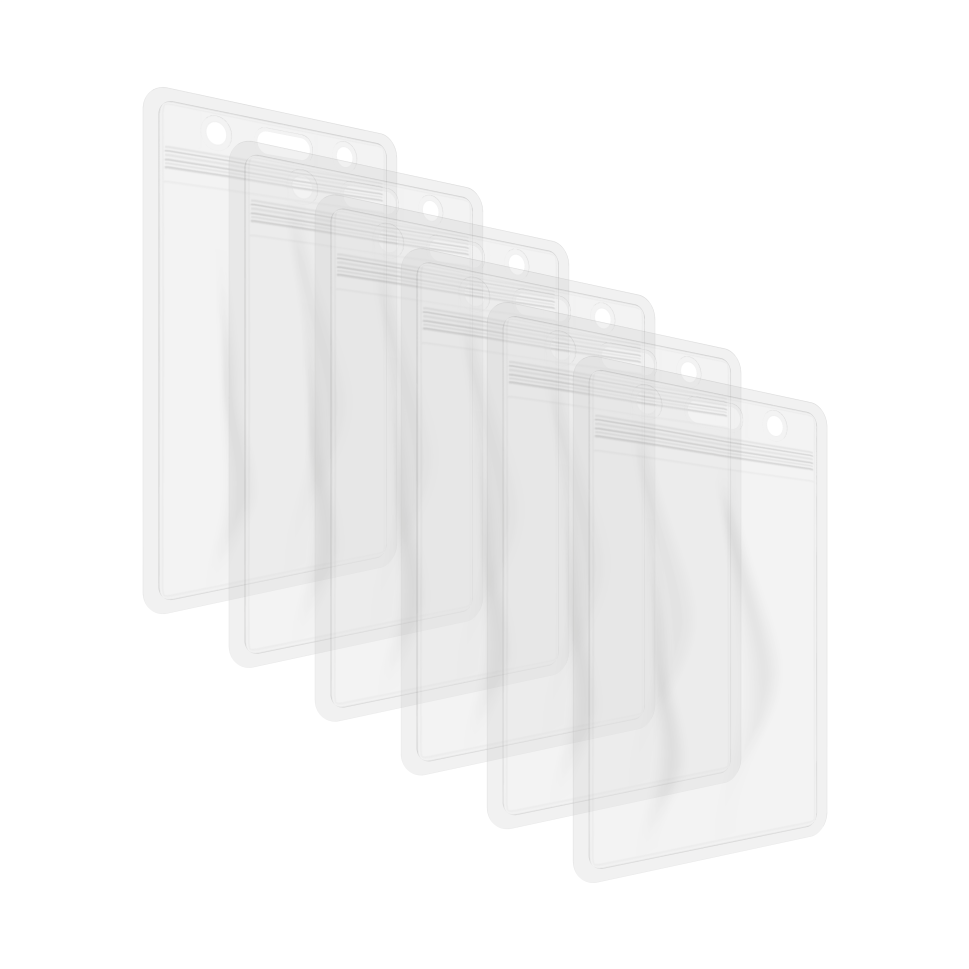 pArt Plastik Kart Poşeti / Elastik / Dikey / 80x100 mm / 100 Adet