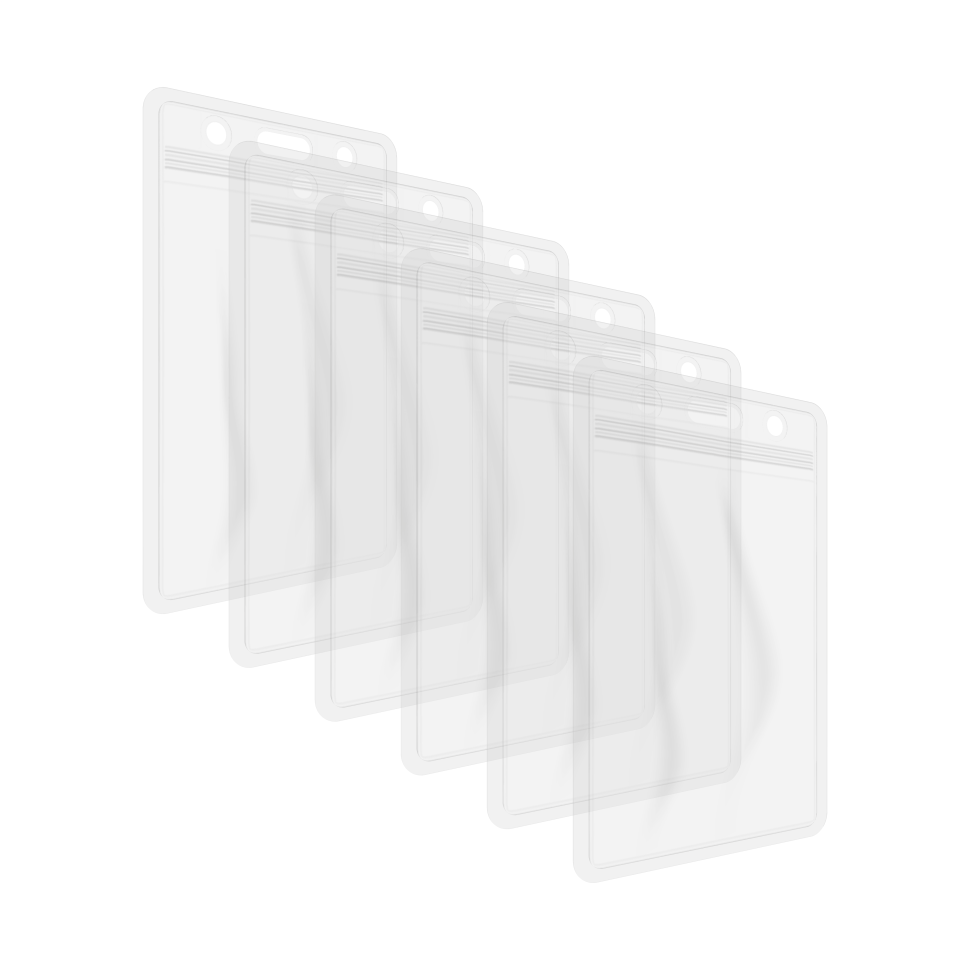 pArt Plastik Kart Poşeti / Elastik / Dikey / 80x100 mm / 100 Adet
