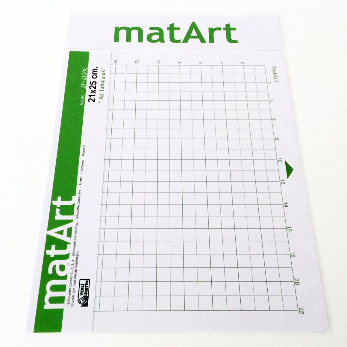 pArt matArt Yapışkanlı Plotter Kesim Matı 21x25 cm. (Zayıf Tutuculuk)