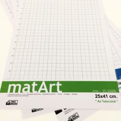pArt matArt Yapışkanlı Plotter Kesim Matı 25x41 cm. (Zayıf Tutuculuk)
