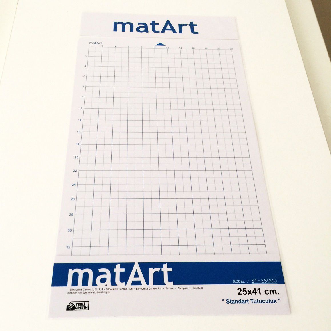 pArt matArt Yapışkanlı Plotter Kesim Matı 25x41 cm. (Standart Tutuculuk)