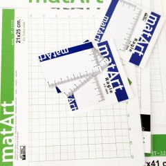 pArt matArt Yapışkanlı Plotter Kesim Matı 25x41 cm. (Standart Tutuculuk)