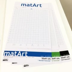 pArt matArt Yapışkanlı Plotter Kesim Matı 32x41 cm. (Zayıf Tutuculuk)