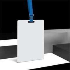 pArt PVC Beyaz Geniş Ebat Parlak Kart  90X140 mm. UV, 50 Adet Oval