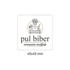 pArt Baharat Etiketi, 30 Adet 45x45 mm