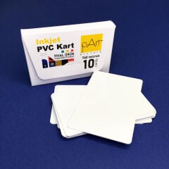 pArt Inkjet PVC  Beyaz Kart 10 Adet