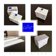 pArt PVC MAT UV Beyaz Kart 100 adet