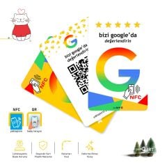 partQART Google Yorum Kartı, (NFC+QR)