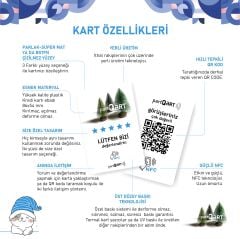partQART Facebook Takip Kartı, (NFC+QR)