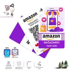 partQART Amazon Takip Kartı, (NFC+QR)