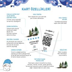 partQART YouTube Abone Kartı, (NFC+QR)