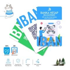 partQART Hesap Numarası Kartı, (NFC+QR)
