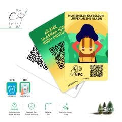 partQART Aileme Ulaşın Kartı, (NFC+QR)